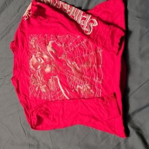 Boys Size Small Red Spider-Man Shirt